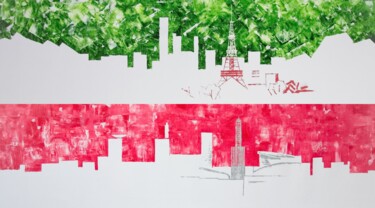 Картина под названием "Sapporo Saitama Dip…" - Aleks Andr, Подлинное произведение искусства, Масло
