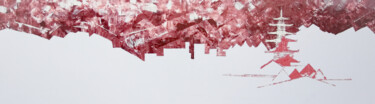 Pintura intitulada "Kyoto Japan Abstrac…" por Aleks Andr, Obras de arte originais, Óleo