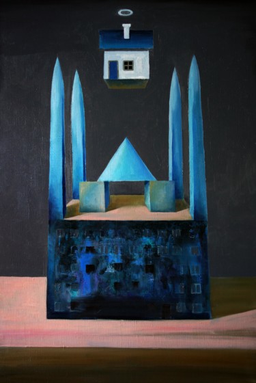Картина под названием "Judgment." - Алекс Вознесенский, Подлинное произведение искусства, Масло