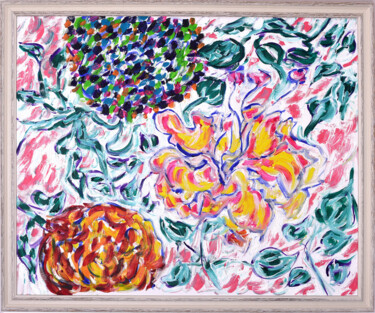 Картина под названием "Between Yin and Yang" - Aleksander Panayotov, Подлинное произведение искусства, Масло Установлен на М…