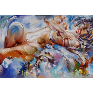 Картина под названием "Картина1" - Александр Раскольников, Подлинное произведение искусства, Масло