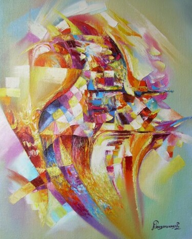 Картина под названием "Абстракция 2" - Александр Раскольников, Подлинное произведение искусства