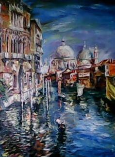 Картина под названием "Венеция" - Александр Раскольников, Подлинное произведение искусства