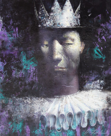Картина под названием "king V" - Dobrodiy Alexandr, Подлинное произведение искусства, Масло