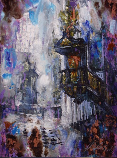 Картина под названием "ETUDE 28" - Dobrodiy Alexandr, Подлинное произведение искусства, Масло Установлен на Деревянная рама…