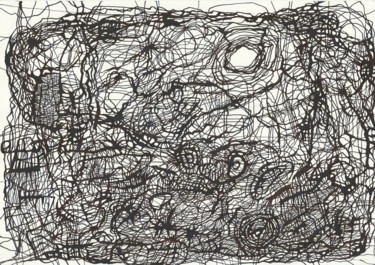 Drawing titled "Trahit sua quemque…" by Aleksandr Glukhov, Original Artwork, Ink