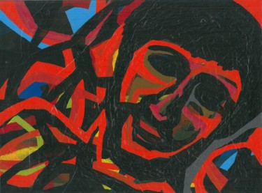 Картина под названием "Triptych, the centr…" - Александр Глухов, Подлинное произведение искусства, Акрил