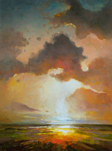 Pittura intitolato "Infinite light" da Aleksandr Jero, Opera d'arte originale, Olio