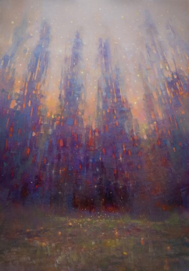 Peinture intitulée "THE MORNING STARS" par Aleksandr Jero, Œuvre d'art originale, Huile