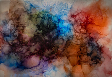 Arts numériques intitulée "Abstract flow" par Aleksandr Jero, Œuvre d'art originale, Peinture numérique