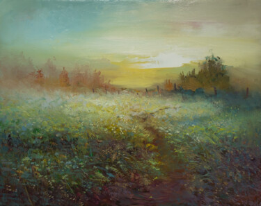 Картина под названием "The Morning Light" - Aleksandr Jero, Подлинное произведение искусства, Масло