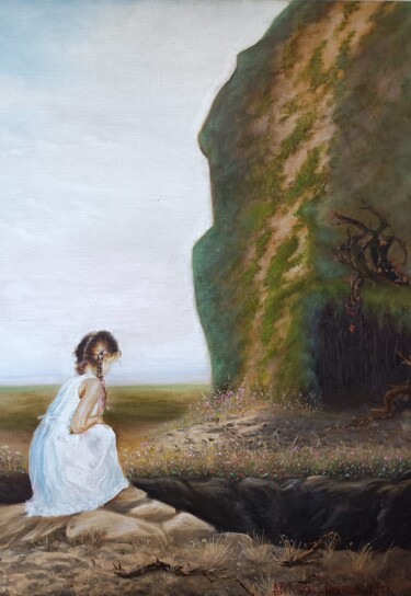 Peinture intitulée "Неизбежность" par Aleksandr Karzov, Œuvre d'art originale, Huile Monté sur Châssis en bois