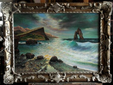Картина под названием "Море" - Александр Макаров, Подлинное произведение искусства, Масло