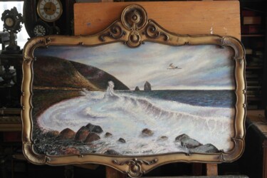 Картина под названием "Черное море" - Александр Макаров, Подлинное произведение искусства, Масло