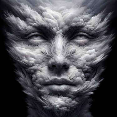 Digitale Kunst mit dem Titel "100 Faces of God_005" von Aleksandr Pogodin, Original-Kunstwerk, Digitale Malerei