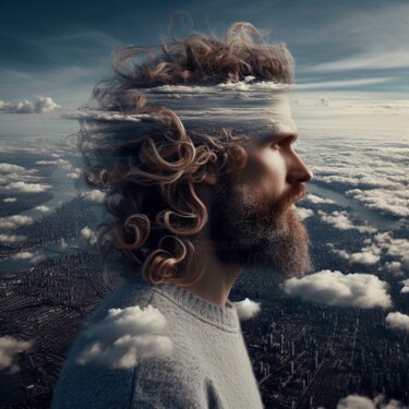 Цифровое искусство под названием "100 Faces of God_078" - Александр Погодин, Подлинное произведение искусства, Изображение,…