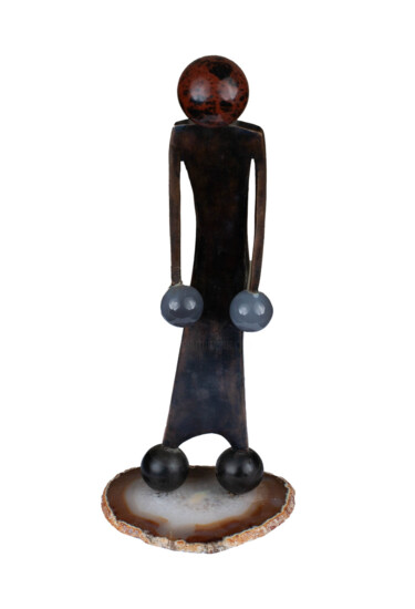Sculpture titled "Я, из пары Созвезди…" by Aleksandr Stepanov, Original Artwork, Bronze