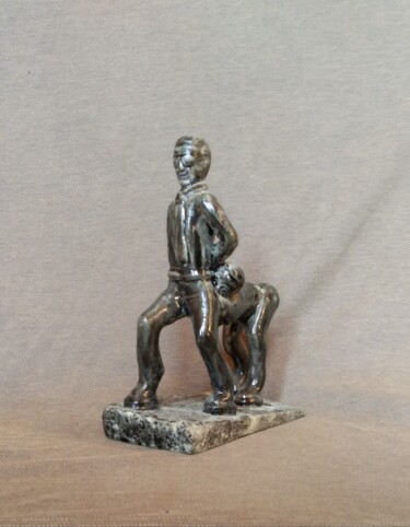 Скульптура под названием "Centaur game" - Александр Степанов, Подлинное произведение искусства, Смола