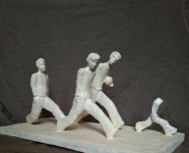 Скульптура под названием "After game" - Александр Степанов, Подлинное произведение искусства, бетон