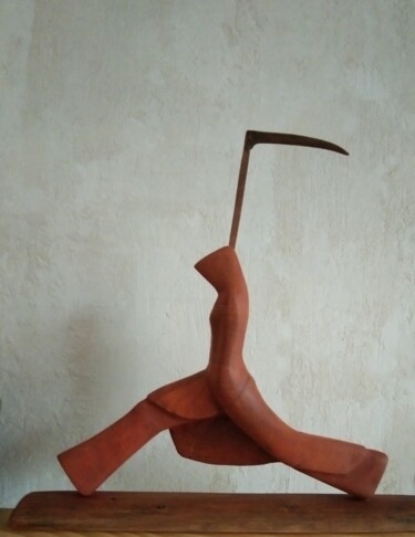 Sculpture intitulée "Fashion show" par Aleksandr Stepanov, Œuvre d'art originale, Bois