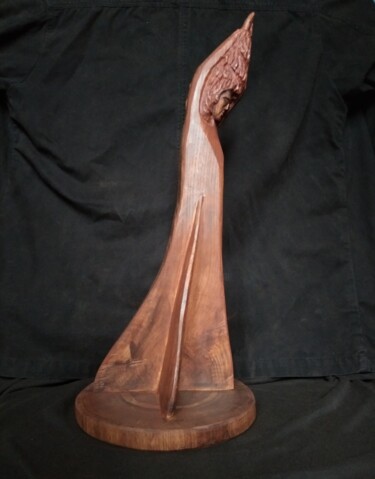 Skulptur mit dem Titel "Trend" von Aleksandr Stepanov, Original-Kunstwerk, Holz