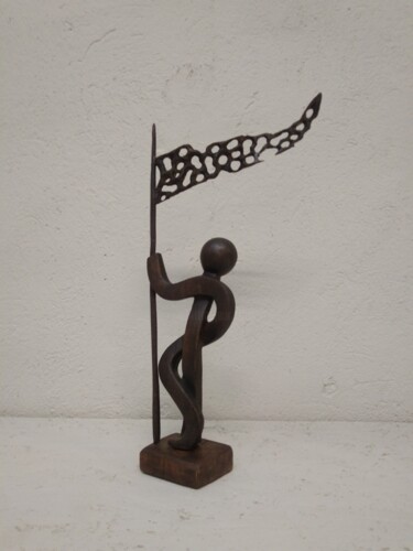 雕塑 标题为“standard bearer” 由Александр Степанов, 原创艺术品, 木