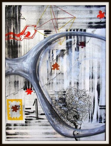 Картина под названием "НЕЙТ И ПЕРЕКАТИПОЛЕ" - Александр Валуев, Подлинное произведение искусства, Масло