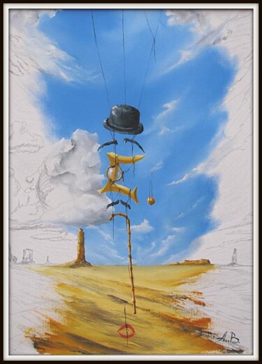 Картина под названием "ЧАРЛИ" - Александр Валуев, Подлинное произведение искусства, Масло