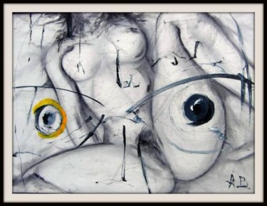 Картина под названием "Я ТЕБЯ ЗАБЫЛ" - Александр Валуев, Подлинное произведение искусства, Масло