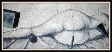 Картина под названием "ФИГУРЫ" - Александр Валуев, Подлинное произведение искусства, Масло