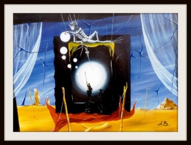 Картина под названием "КАЖДОМУ СВОЯ ВЕЧНОС…" - Александр Валуев, Подлинное произведение искусства, Масло