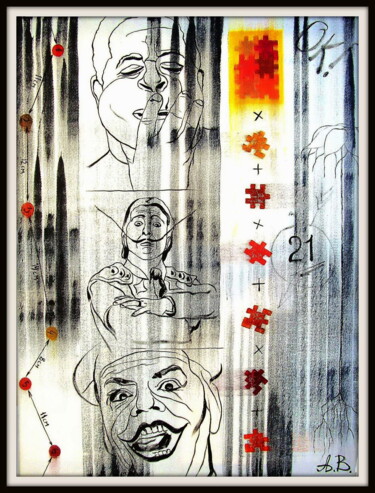Картина под названием "фарт" - Александр Валуев, Подлинное произведение искусства