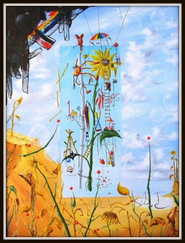 Картина под названием "ДО И ПОСЛЕ." - Александр Валуев, Подлинное произведение искусства, Масло