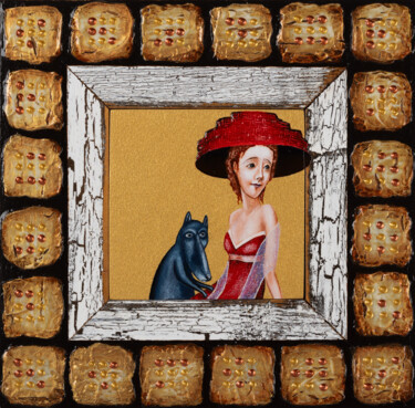 Ζωγραφική με τίτλο "Красная Шапочка, Се…" από Aleksandr Volkov, Αυθεντικά έργα τέχνης, Ακρυλικό