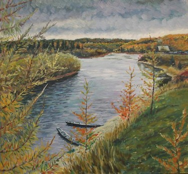 Painting titled "Вижай" by Aleksandr Vasilev, Original Artwork
