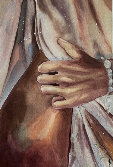 Pintura titulada "Cover" por Aleksandra Antonova, Obra de arte original, Acuarela