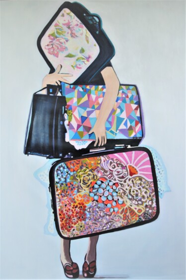 Картина под названием "Traveler / 142 x 10…" - Alexandra Djokic, Подлинное произведение искусства, Акрил