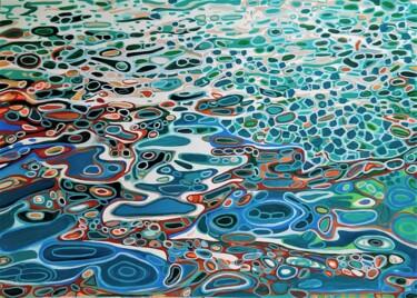 Картина под названием "Water Reflection /…" - Alexandra Djokic, Подлинное произведение искусства, Акрил