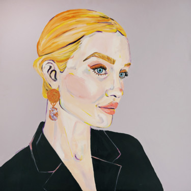 Pittura intitolato "LILY" da Aleksandra Krogulecka (bohomazaki), Opera d'arte originale, Acrilico