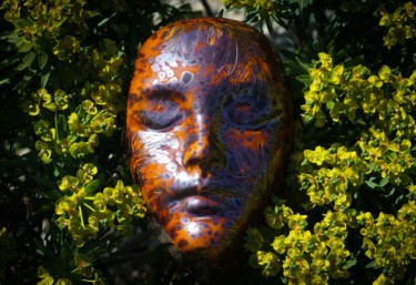 Скульптура под названием "Acid Jungle" - Aleksandra Luminor, Подлинное произведение искусства, Керамика