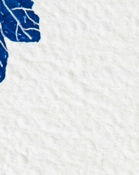 Dibujo titulada "Синий цветок" por Aleksandra M, Obra de arte original, Rotulador