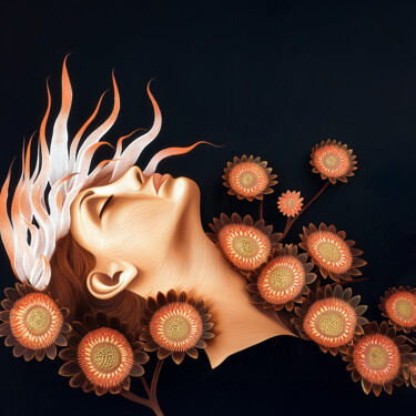 Digitale Kunst mit dem Titel "Dreamweaver’s Palet…" von Aleksandra Rowicka, Original-Kunstwerk, KI-generiertes Bild