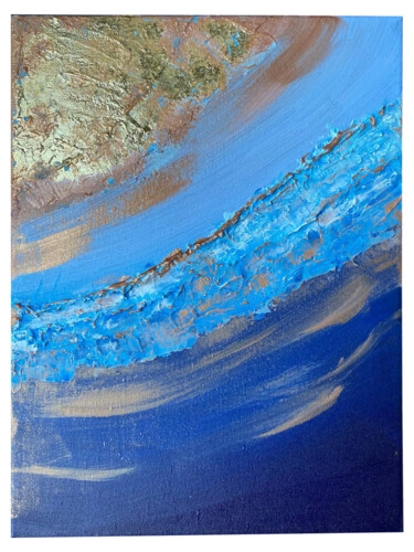 「Мыслей океан」というタイトルの絵画 Александра Сашинаによって, オリジナルのアートワーク, アクリル