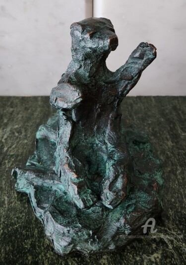 Skulptur mit dem Titel "Sloth" von Aleksandra Shvetskaia (ASHV), Original-Kunstwerk, Bronze