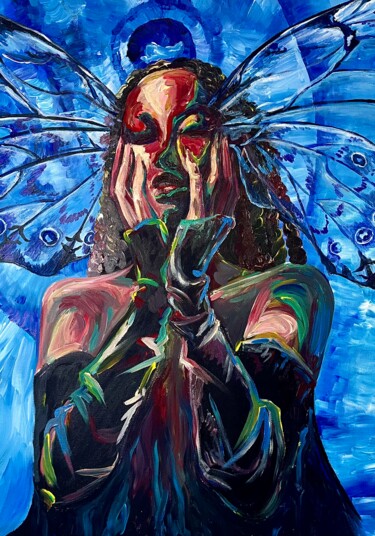 Картина под названием "Эйфория" - Александра Волкова, Подлинное произведение искусства, Акрил