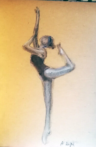 "Baletnica" başlıklı Tablo Aleksandra W tarafından, Orijinal sanat, Pastel