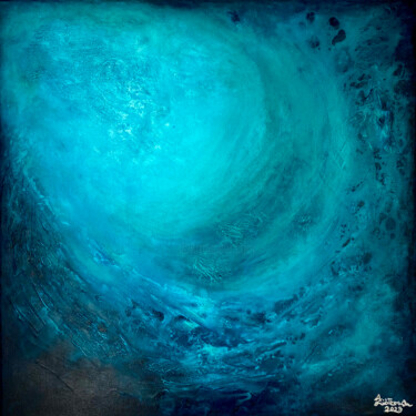 Malerei mit dem Titel "Underwater I" von Aleksandra Ziółkowska, Original-Kunstwerk, Acryl