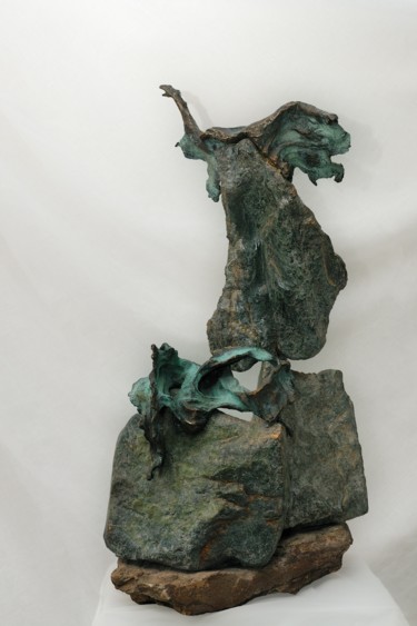 Sculpture titled "Calme" by Aleksandra Kann-Bogomilska, Original Artwork, Mixed Media