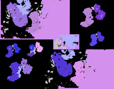 Arts numériques intitulée "Abstraction - Lilac…" par Marina Alexandrova, Œuvre d'art originale