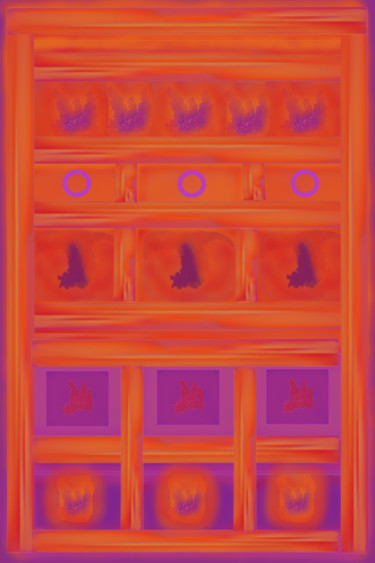 Arts numériques intitulée "Patterns of lilac a…" par Marina Alexandrova, Œuvre d'art originale, Peinture numérique